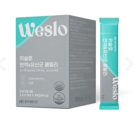 [콜마생활건강] 위슬로 면역&유산균 패밀리