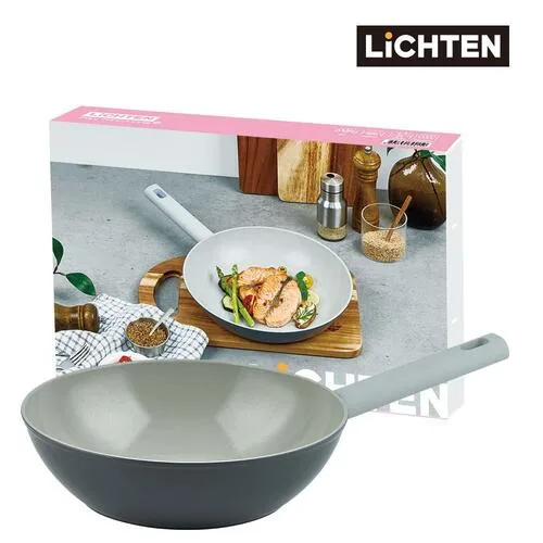 [리히텐] 세라믹 딥그레이 IH 궁중팬 28CM