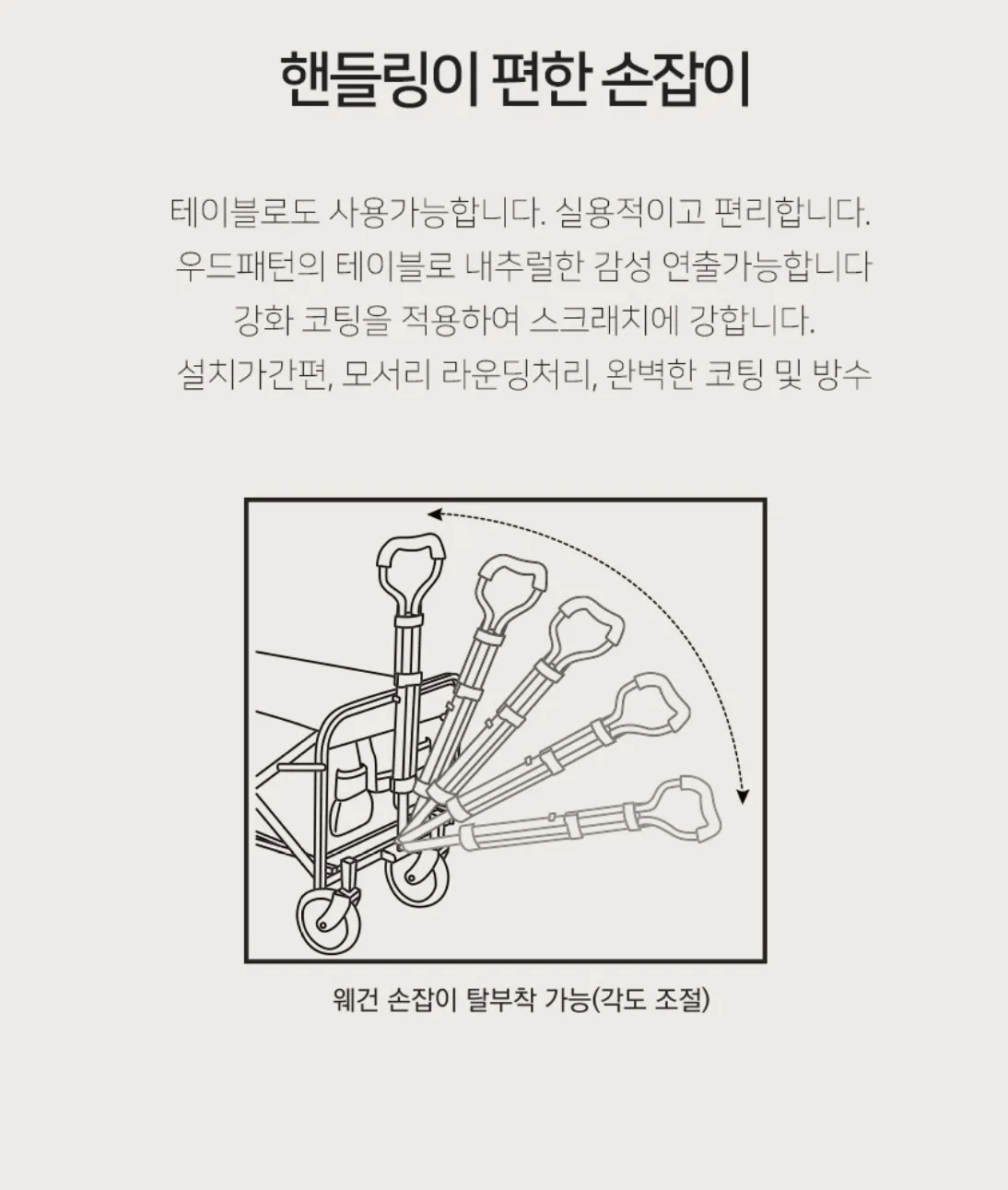 상품코드 : BE016 [코베아] 멀티 캠핑 웨건 (KECQ9DT-05)