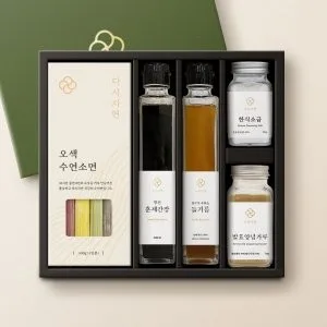 [다시자연] 장인의 맛 종합 조미료 선물세트 16호 + 쇼핑백 (신세계백화점 판매 상품)
