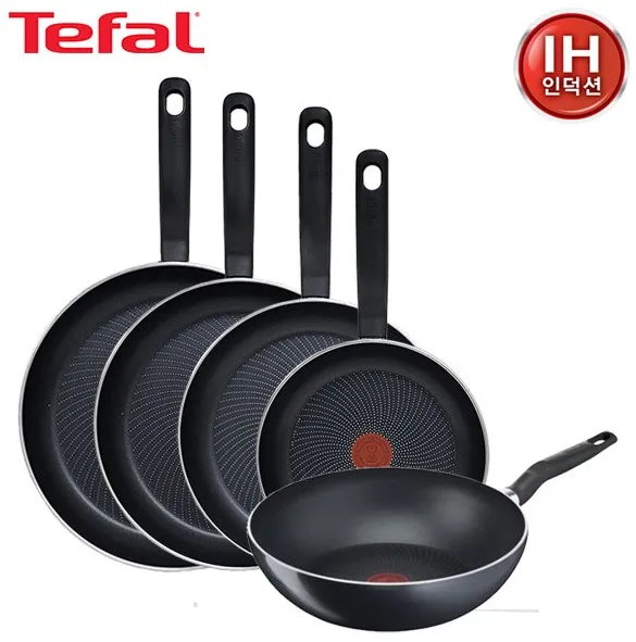[테팔] 퍼펙트 쿠킹 다크 인덕션 프라이팬 24cm+28cm+30cm+32cm+멀티팬 28cm