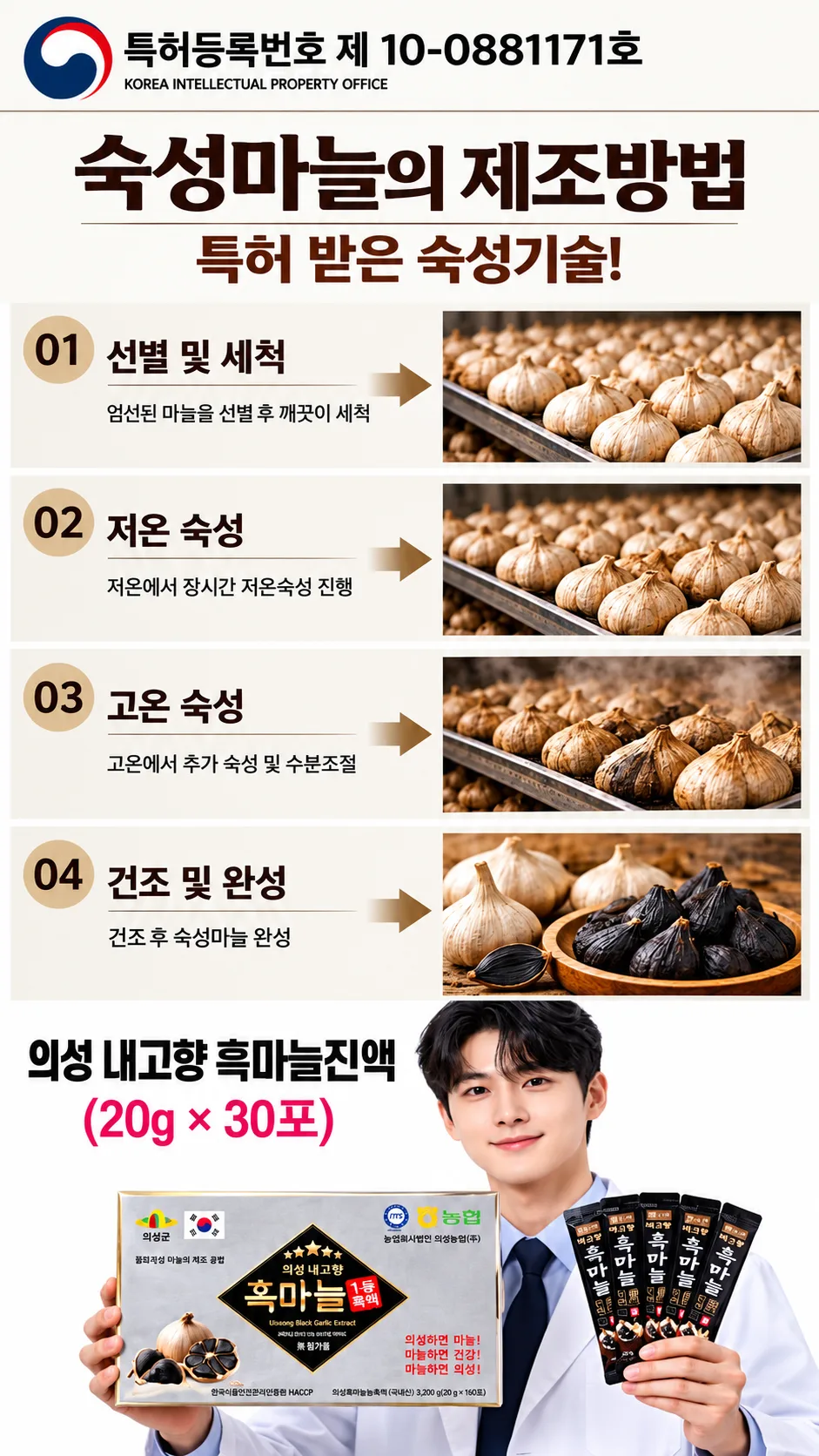 상품코드 : S316 의성군 의성내고향 흑마늘 진액30포