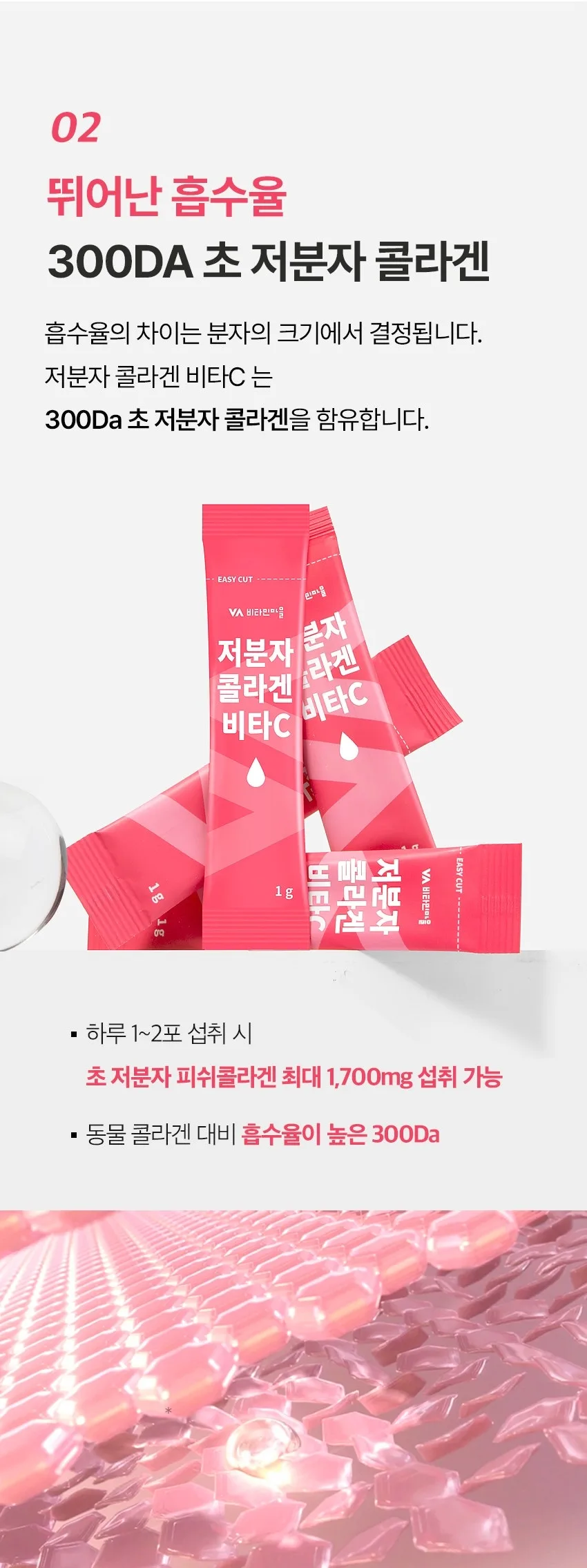 저분자 콜라겐 비타C 1gX60포