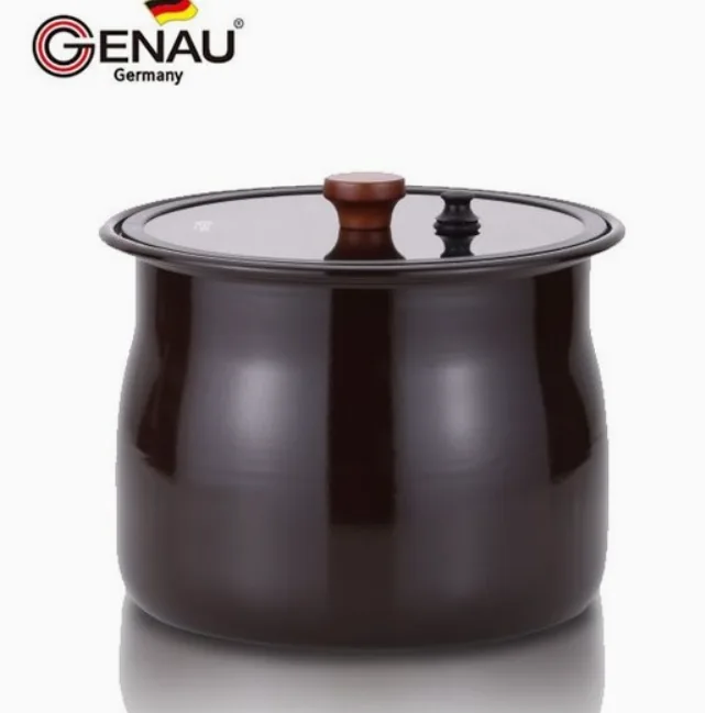 [독일 제너] 황토 무쇠 진공 항아리 쌀통 12L