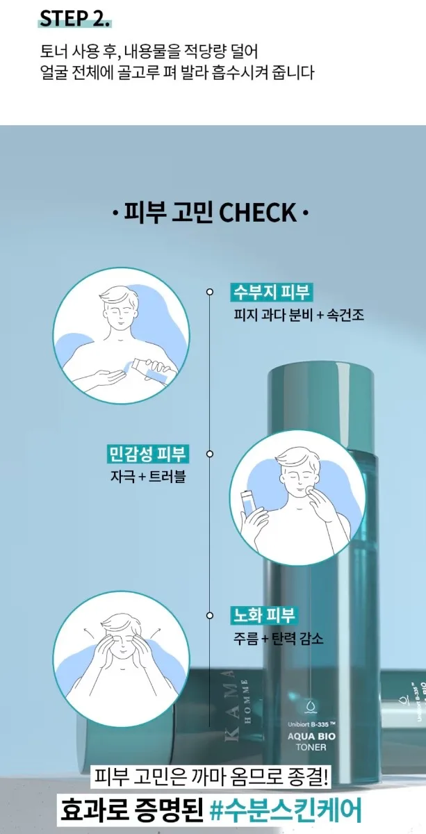 상품코드 : EB013 까마 옴므 아쿠아 바이오 스킨케어 세트