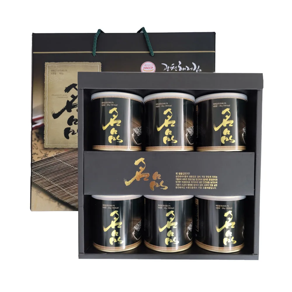 [광천해저김] 명품 6호 (명품 캔 30g*6캔)