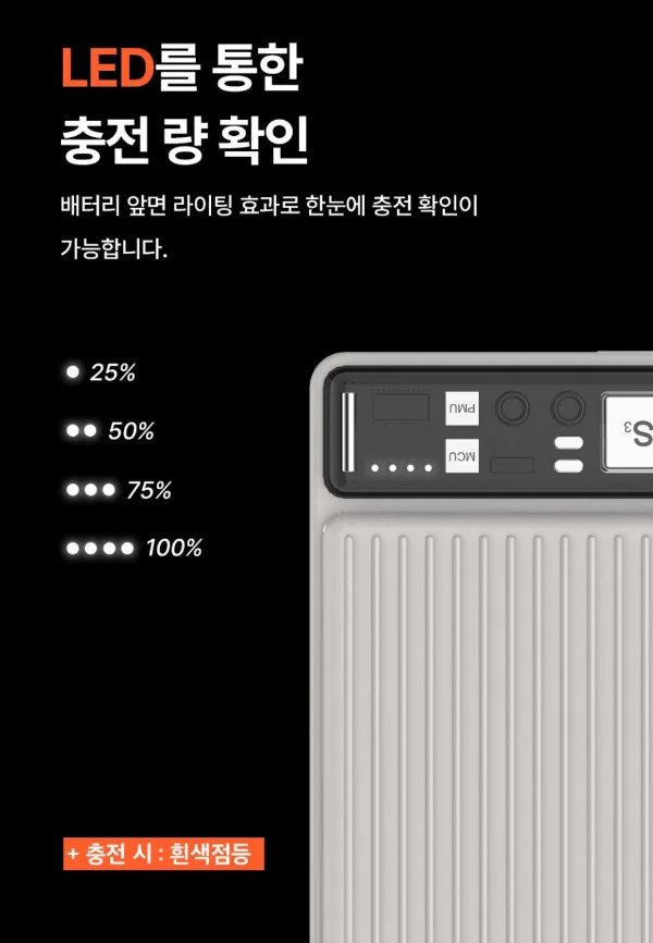 상품코드 : H3926 [에스모도] 851 22.5W 고속충전 슬림형 보조배터리 10,000mAh (SMODO-851)