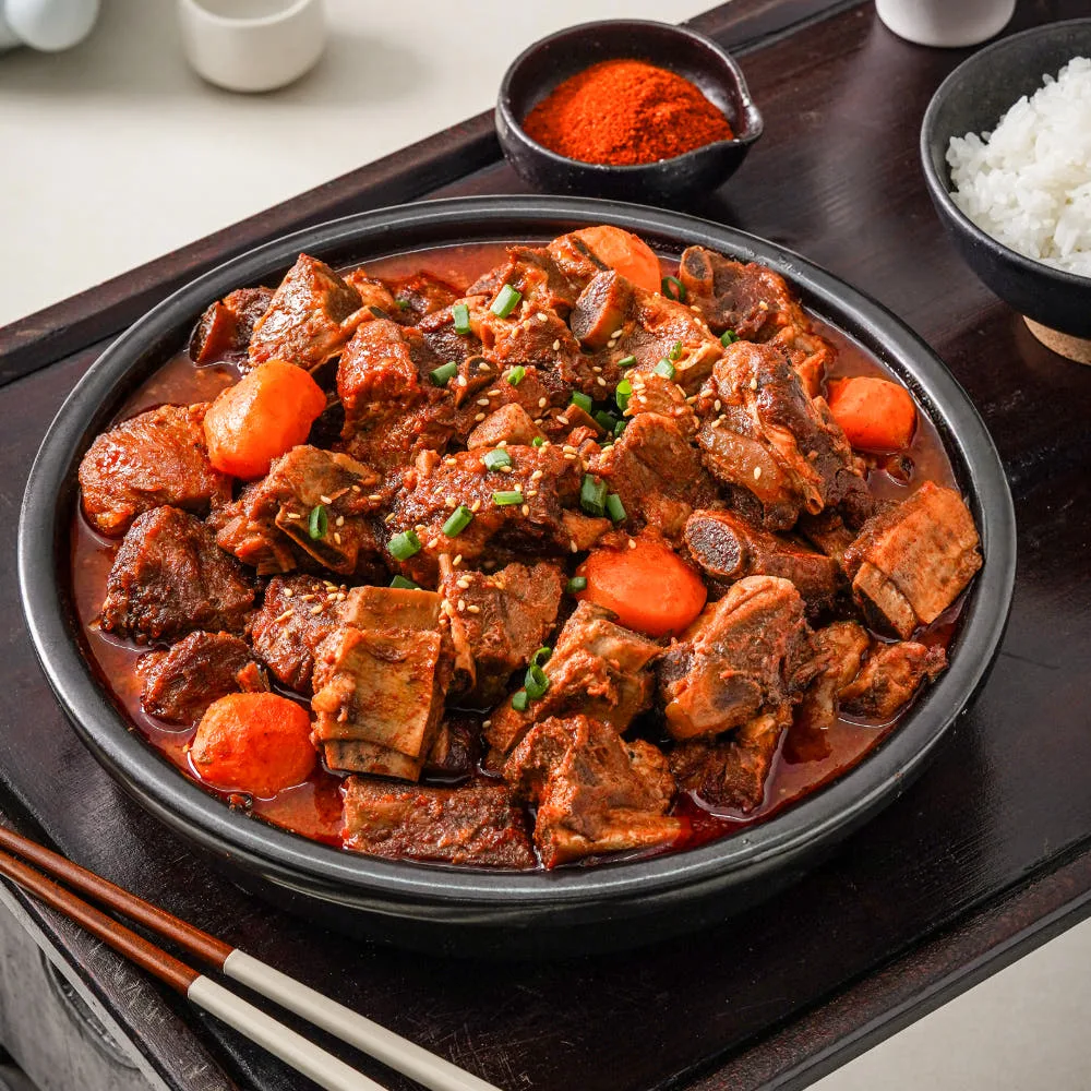 [찬스푸드] 마늘듬뿍 매운갈비찜