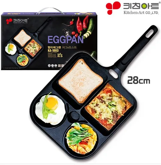 키친아트 4구에그토스트후라이팬28cm 1P