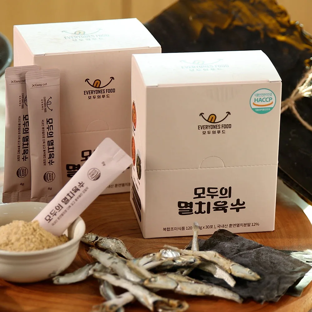 첨가물 제로 모두의 푸드 멸치육수120g(4g 30포)