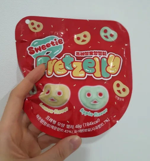 프레첼 모양젤리 48g
