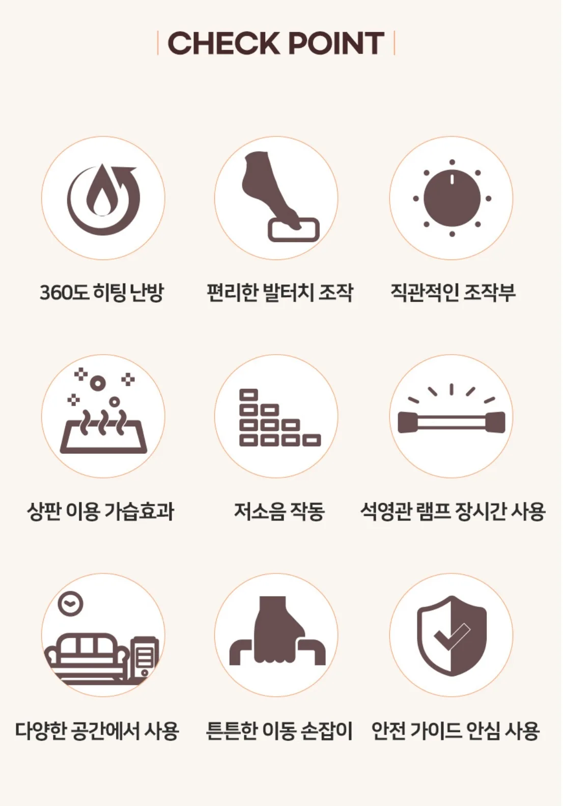 상품코드 : BE014 [벤하임] 오방향 전기히터 발터치 난로 스토브 온풍기 석영관 (BS-2000-EHA)