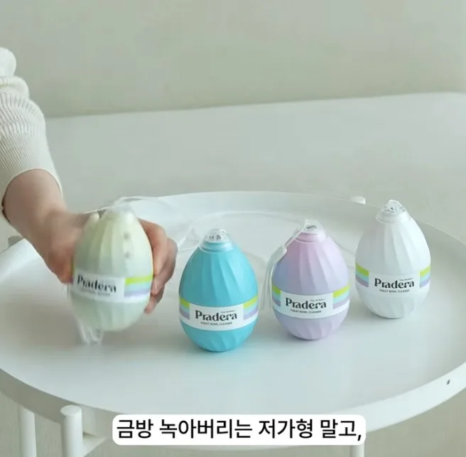프라데라 사계절 파스텔 변기세정제(4개입)