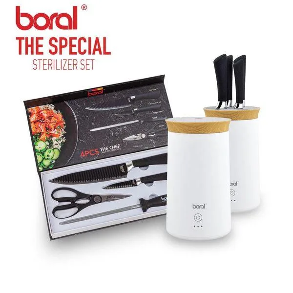 [보랄] 스페셜 칼소독기+4PCS 칼세트 (BR-Y100KSD,BR-DS400ST)