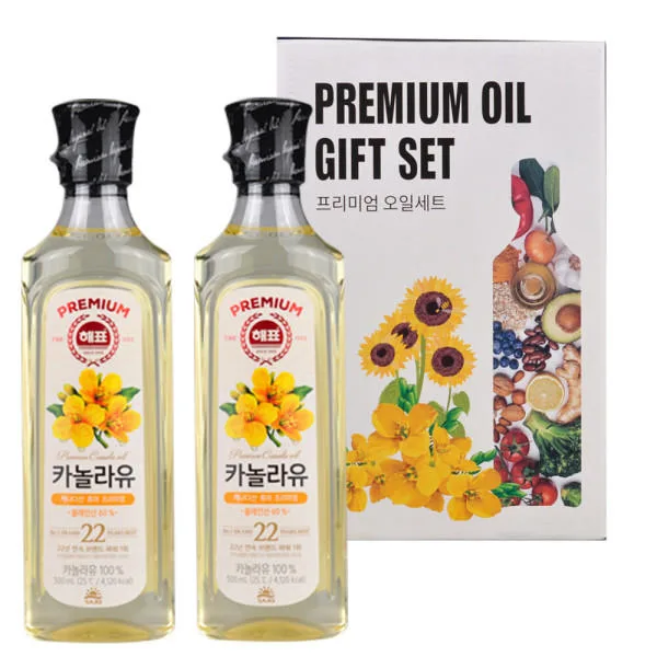 [해표] 카놀라유 500ml x 2p (PET)