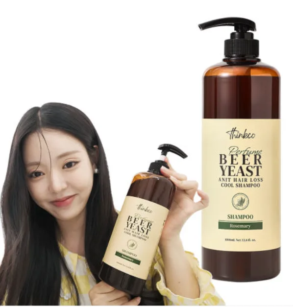 [띵코] 맥주효모 탈모 증상 완화 쿨 샴푸 1000ml