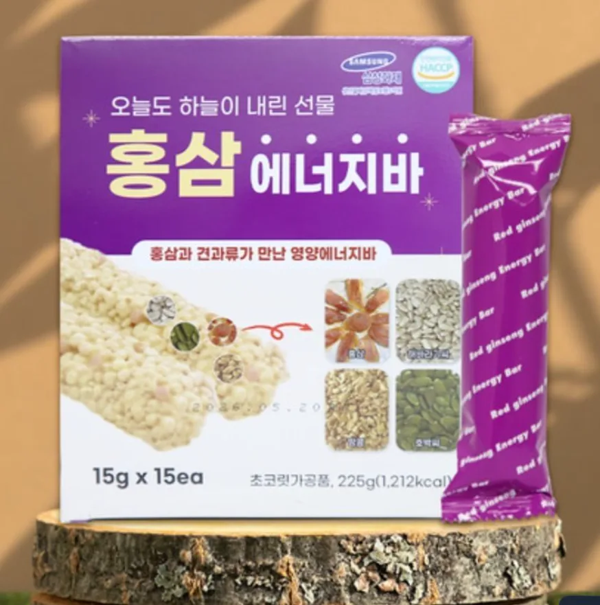 홍삼에너지바(15g*15개)