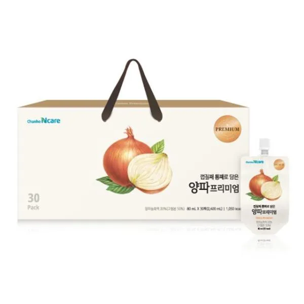 [천호엔케어] 껍질째 통째로 담은 양파프리미엄 80ml*30팩