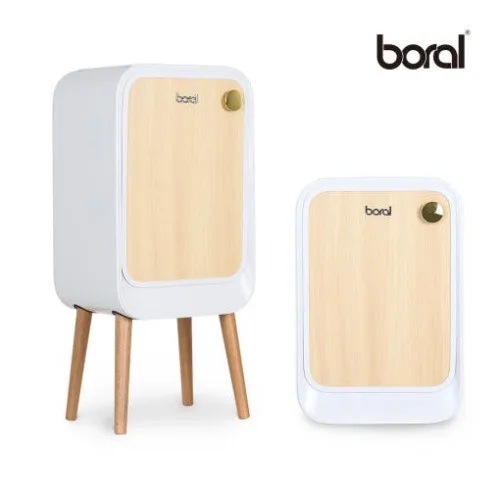 [보랄] 더블 도어 센서 휴지통 (20L) HNZ-K306C (화이트)