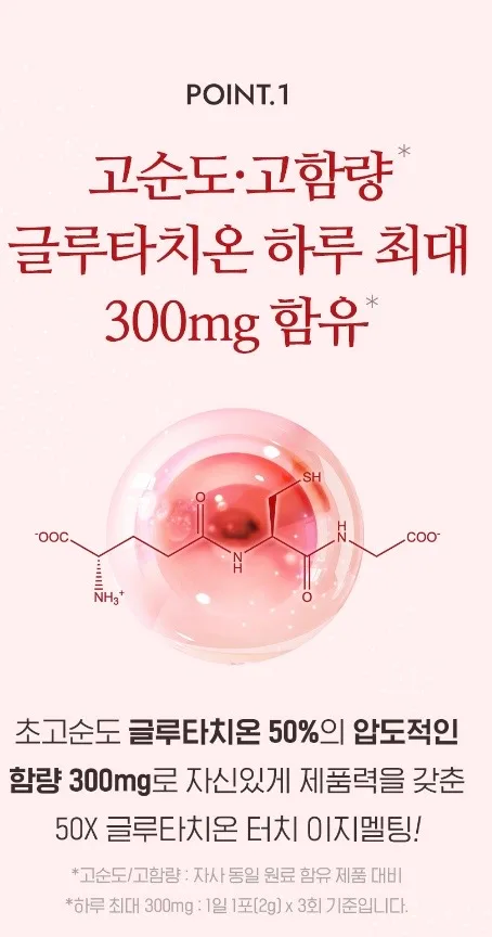 50X 글루타치온 터치 이지멜팅 2gX30포