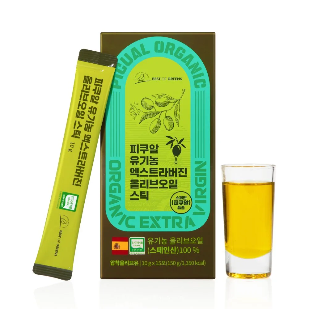 [비타민마을] 피쿠알 유기농 엑스트라버진 올리브오일 스틱 10gX15포