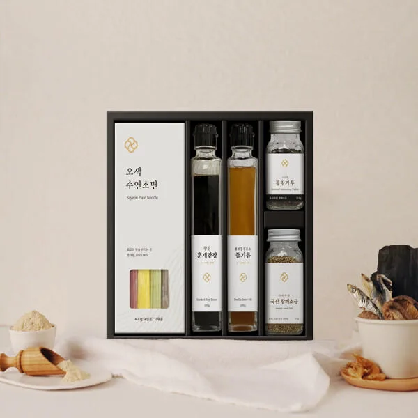 [다시자연] 장인의 비법 수연면 조미료 종합세트 15호 + 쇼핑백 (신세계백화점 판매 상품)