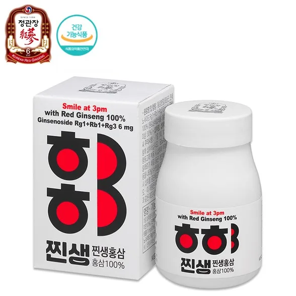 [정관장] 찐생 홍삼 500mg x 60정 + 쇼핑백 (협의된 폐쇄몰만 공급가능)