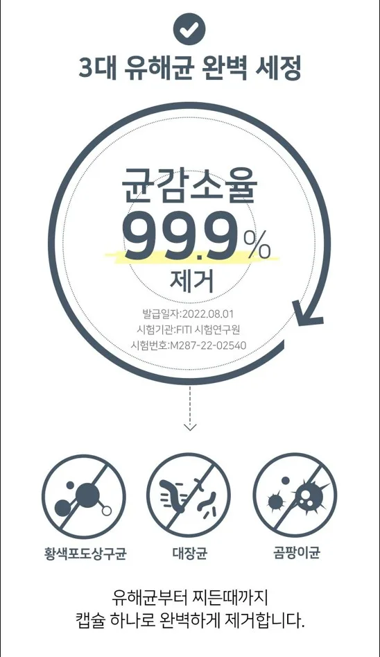 상품코드 : SD019 [수뜰리에] 파워 캡슐 세탁조클리너