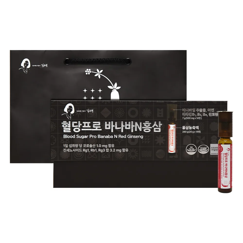 [김소형] 혈당프로바나바N홍삼 (20g+500mg*1정)*14병