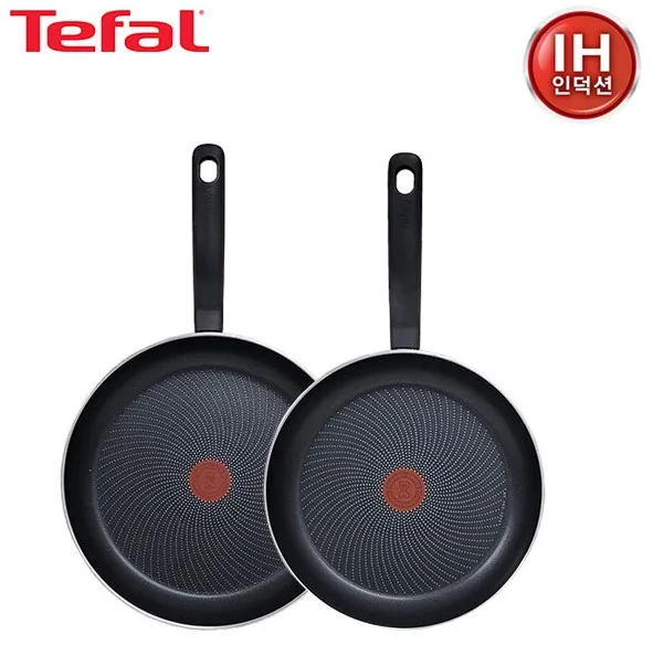 [테팔] 퍼펙트 쿠킹 다크 인덕션 프라이팬 28cm+30cm