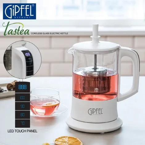 [기펠] TASTEA 터치식 보온 티포트