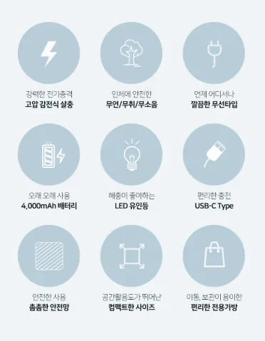 상품코드 : GLB074 제이니 무선모기 퇴치기
