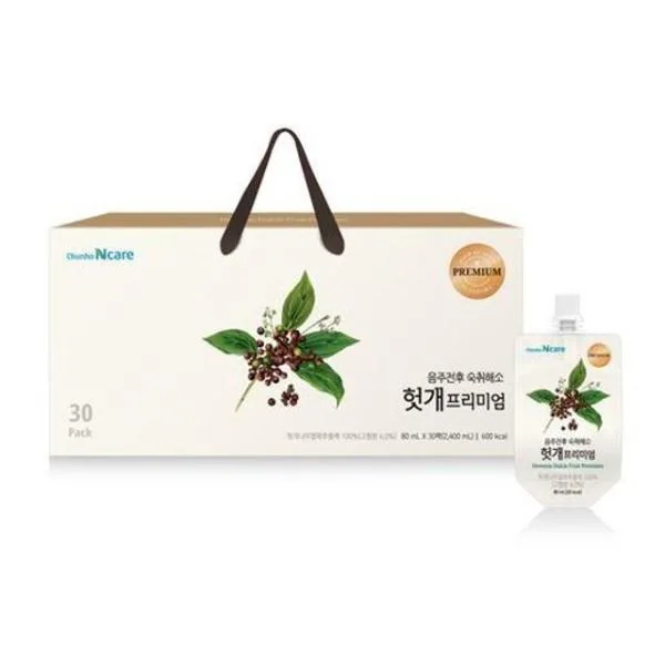 [천호엔케어] 음주전후 숙취해소 헛개 80ml*30팩