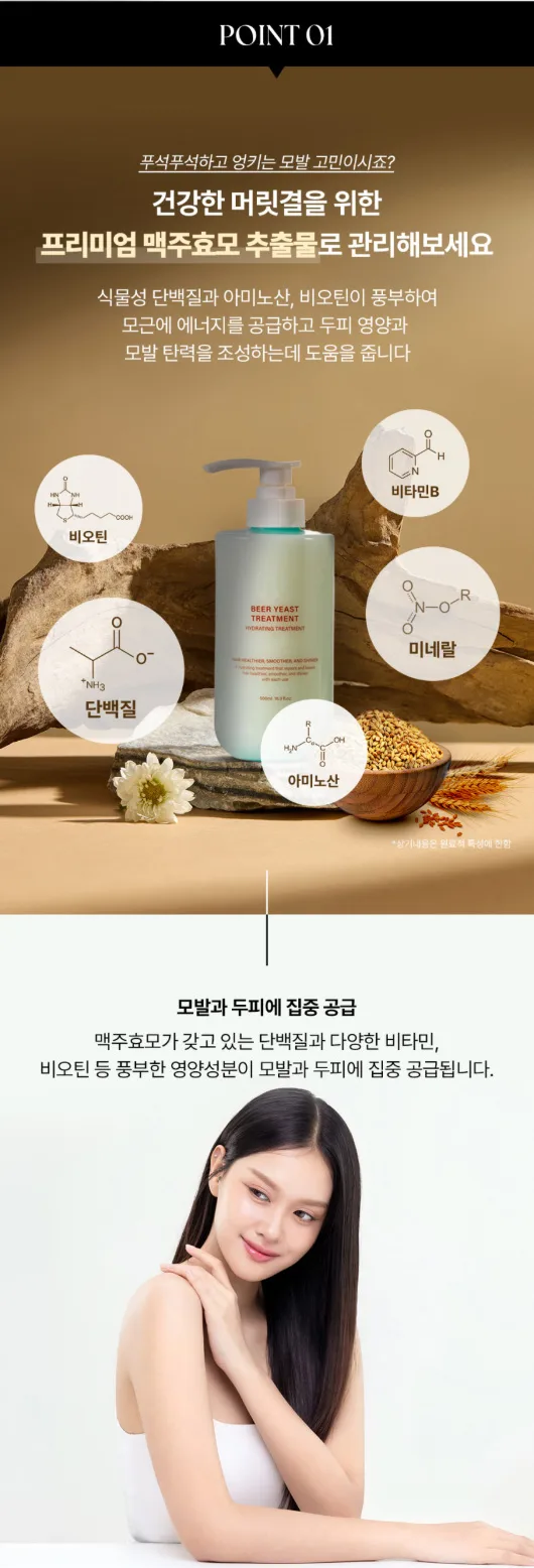 상품코드 : TNP004 [더나플러스]맥주효모 단백질 트리트먼트 500ml 손상모 고단백 영양공급