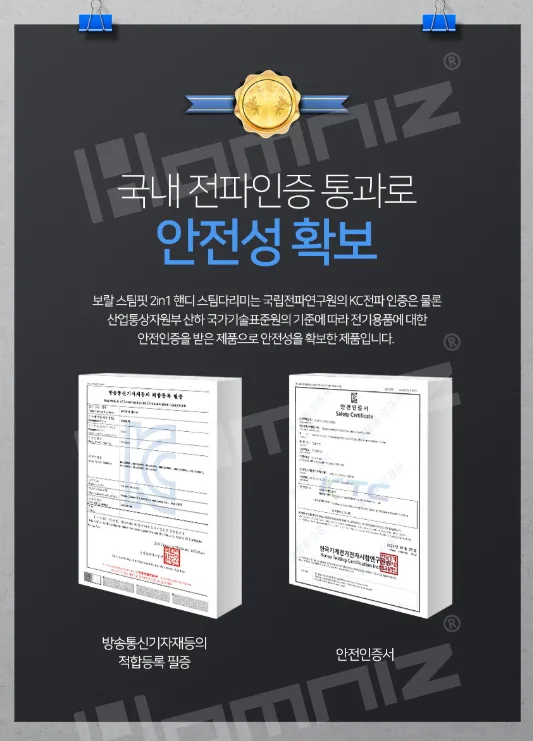 상품코드 : H3934 보랄 스팀핏 2IN1 핸디스팀다리미