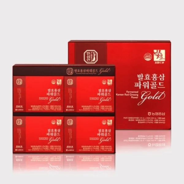 [농협 한삼인] 발효홍삼파워골드 50ml x 20포 + 쇼핑백