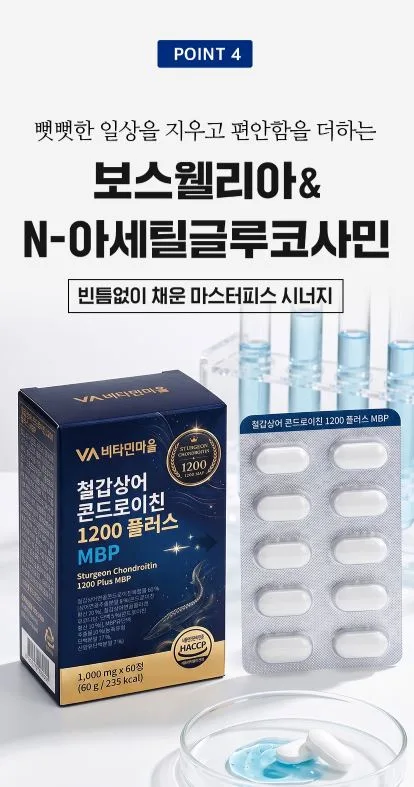 철갑상어 콘드로이친 1200 플러스 MBP 1,000mgX60정