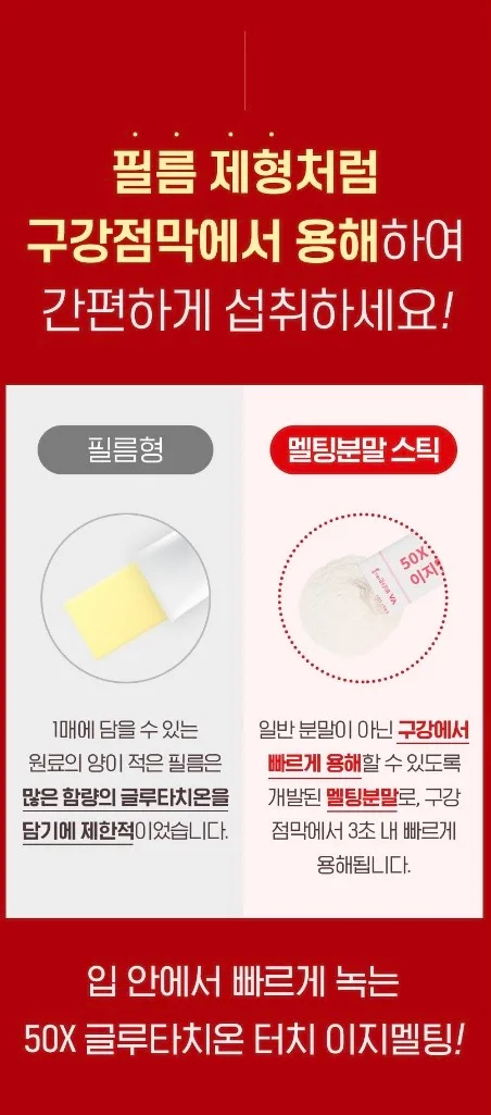 50X 글루타치온 터치 이지멜팅 2gX30포