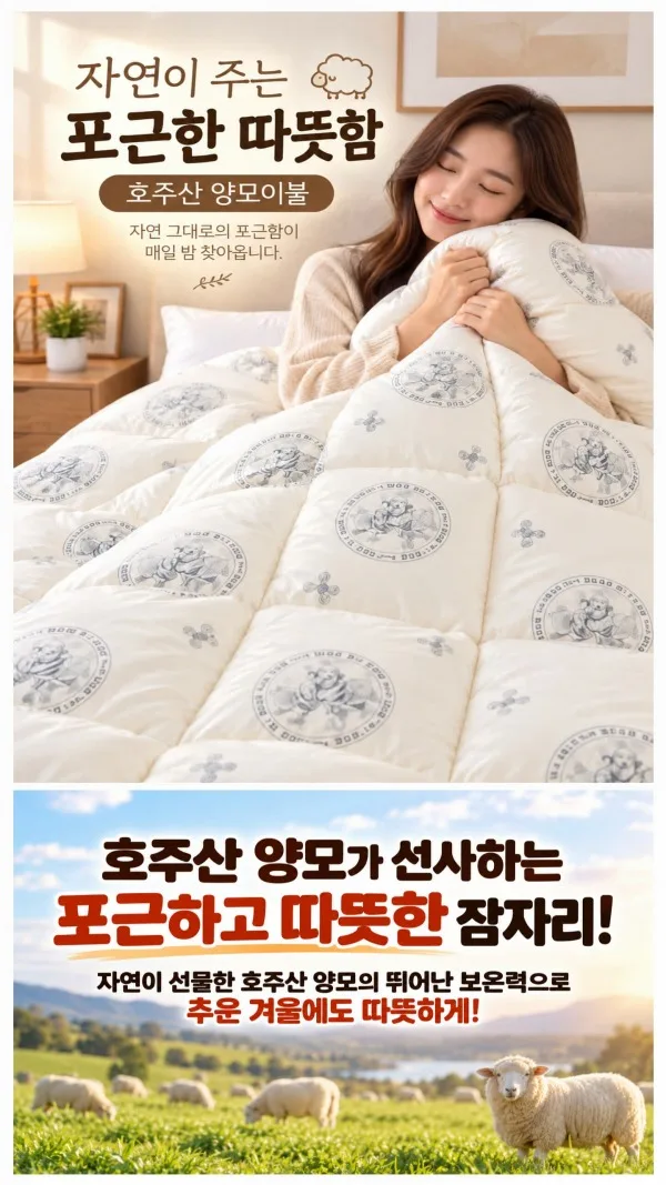 상품코드 : S321 힐튼 호주산 프리미엄 양모이불