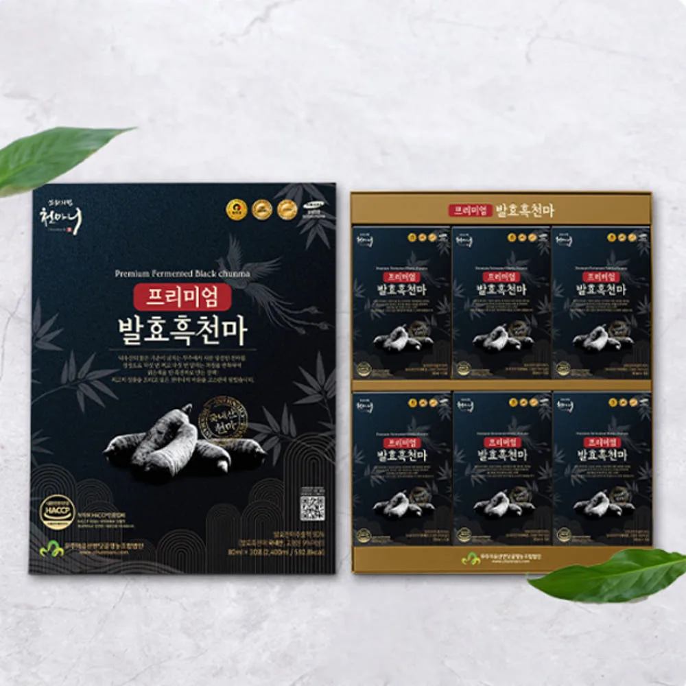 천마니 프리미엄 발효흑천마 80ml X 30포 [원산지:국산]