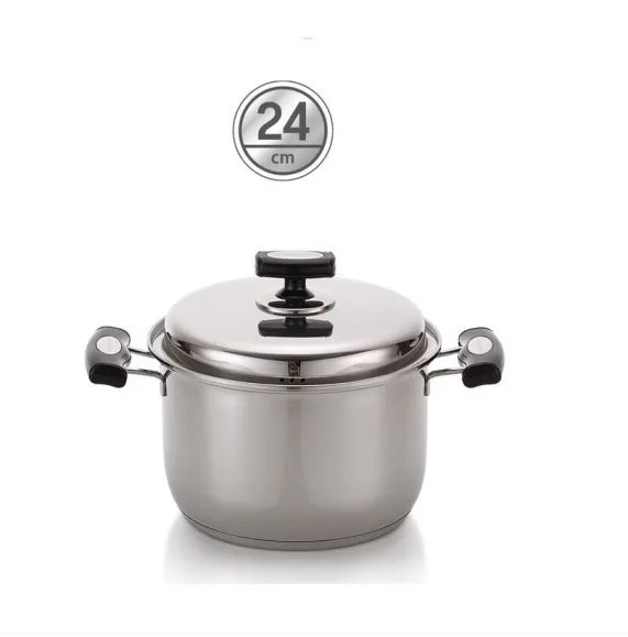 [리빙아트] 점보곰솥 24cm(스텐 304, 바닥3중)