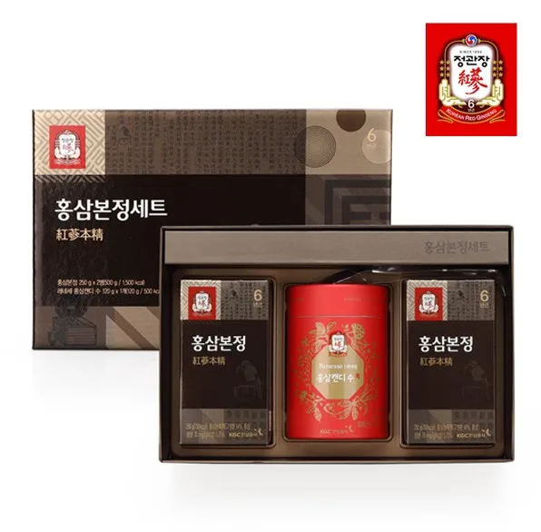 [정관장] 홍삼본정세트 250g x 2병 + 레네세 홍삼캔디 수 120g + 쇼핑백