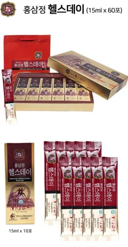 상품코드 : GLB066 홍삼정 헬스데이 15ml x 60포 선물세트