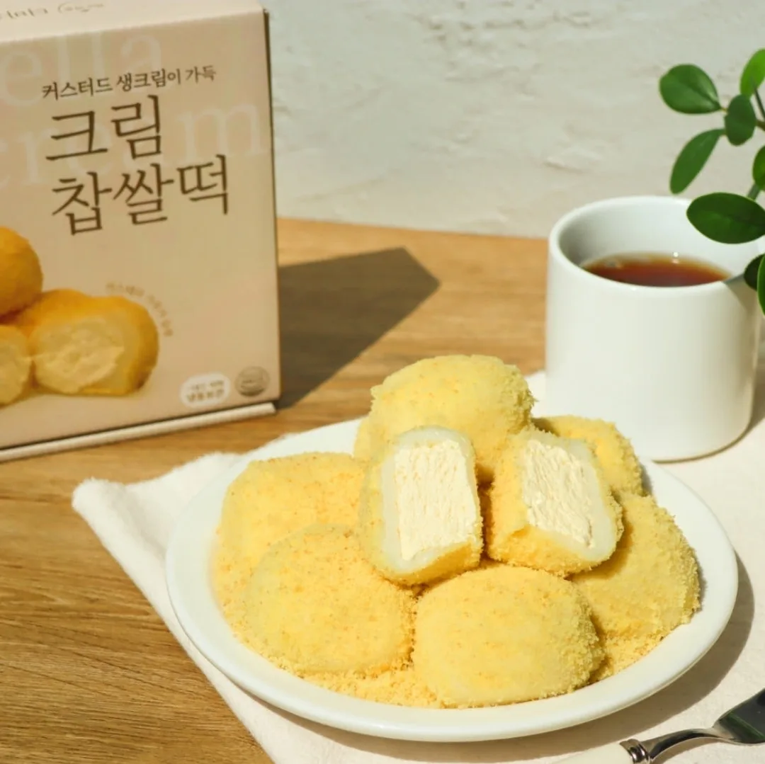 더바른 크림찹쌀떡 크림떡 1box (12개입)