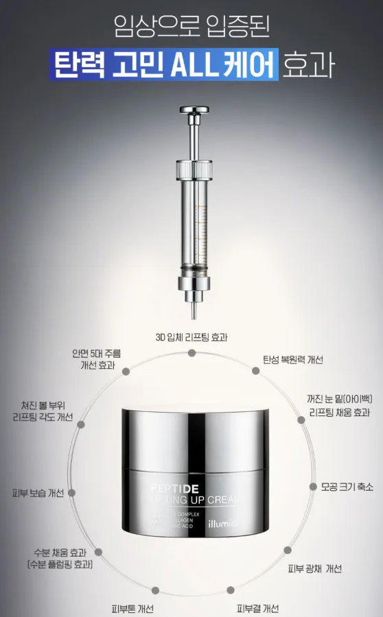 일루미엘 탄력천재 펩타이드 리프팅업 크림 50ml