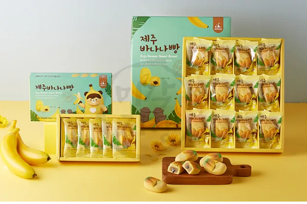 [과자의 성] 제주 바나나빵 (12입)