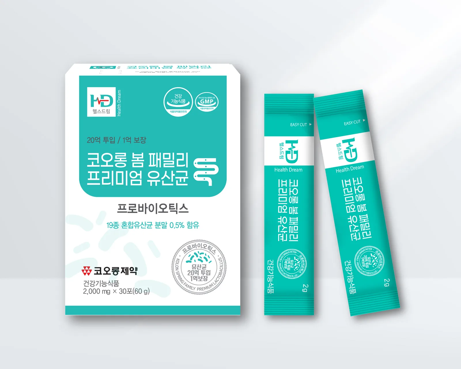 [코오롱] 봄패밀리 프리미엄 유산균 30포