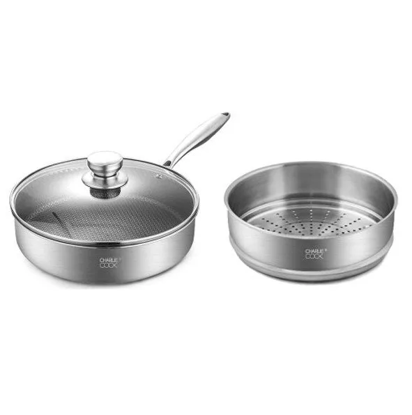 [찰리쿡] 통3중 소테팬 24cm 3p