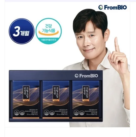 이병헌 프롬바이오 관절엔 크 릴오일 750mg 180캡슐 (낱개발주용)