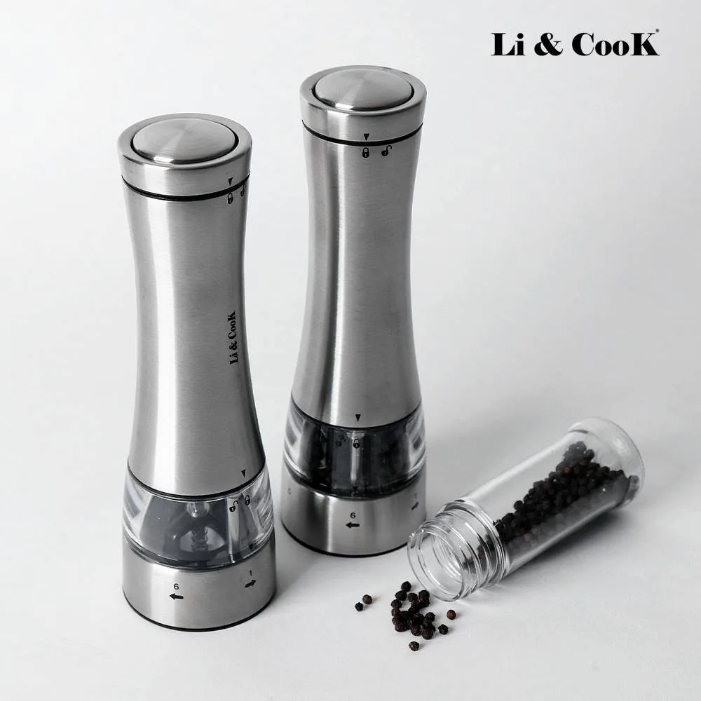 [리앤쿡] 솔트&페퍼 무선 그라인더 2세트 (LC-200)
